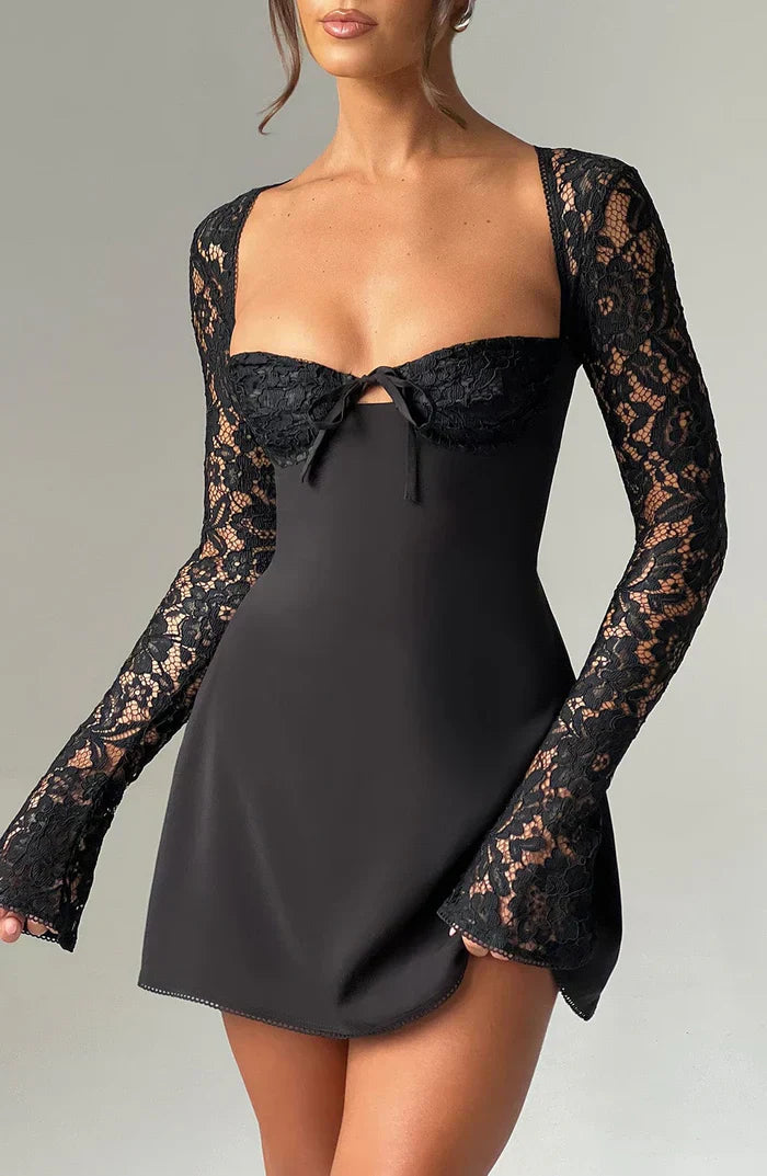 Pluto Haven™ Liza Lace Mini Dress