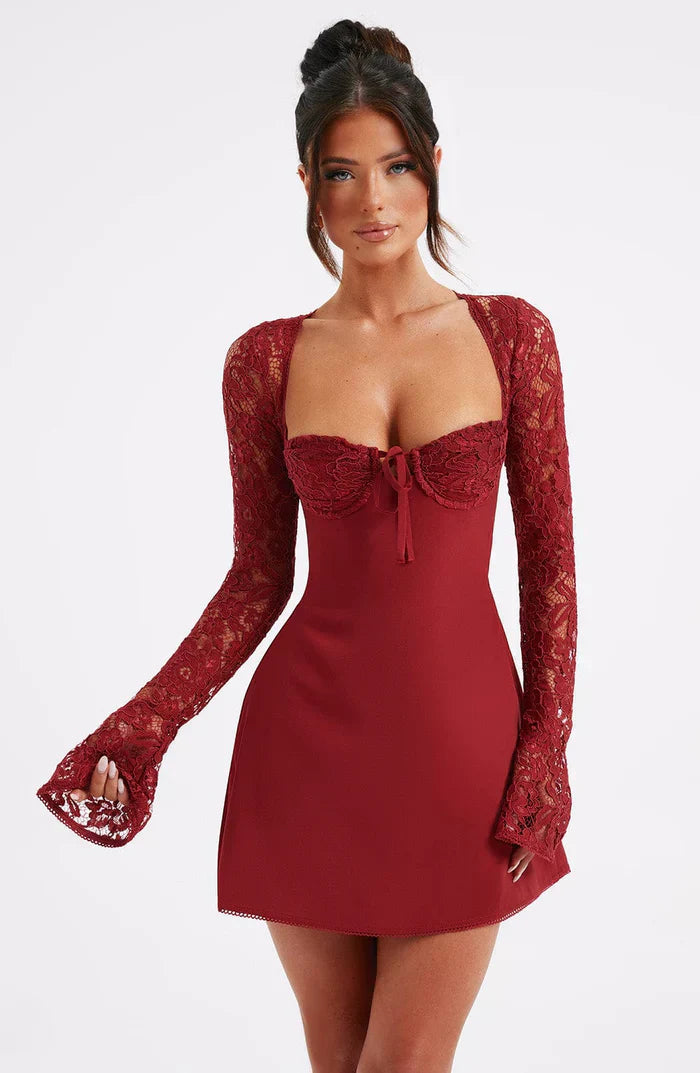 Pluto Haven™ Liza Lace Mini Dress