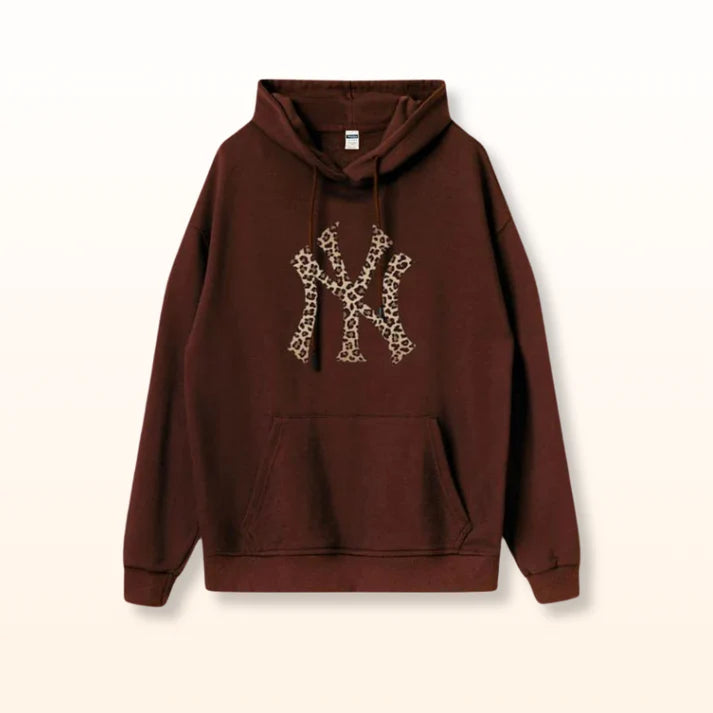 Pluto Haven™ NY Leopard Hoodie