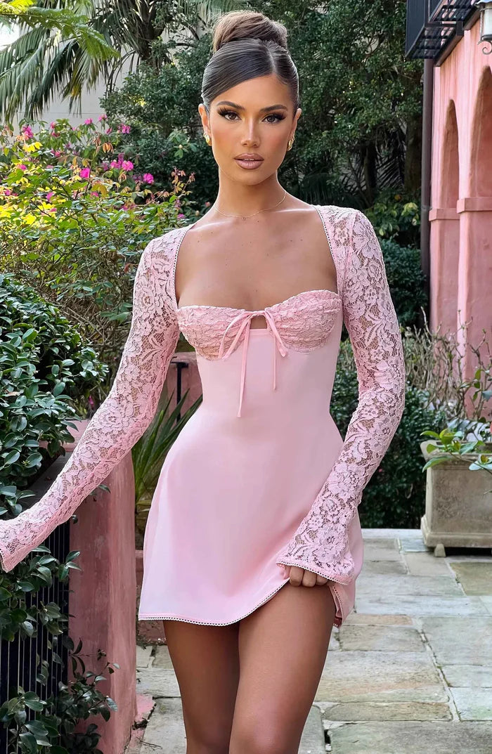 Pluto Haven™ Liza Lace Mini Dress