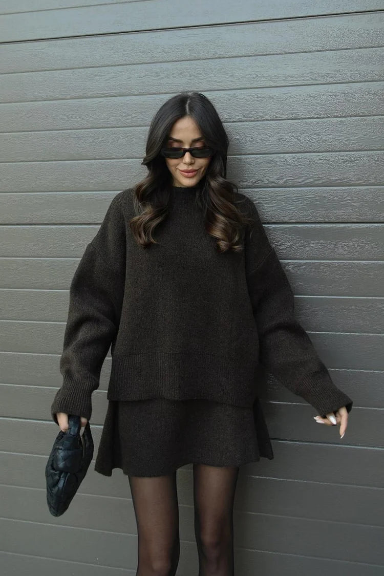 Pluto Haven™ Violet Knit Set